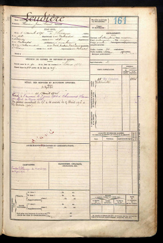 Leudière, Lucien Jean Louis