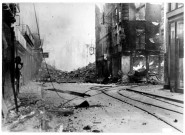 Caen bombardée (photos 123, 315 et 340)