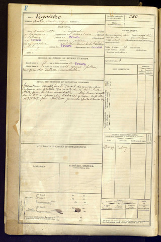 Legoistre, Maurice Alexandre Alfred