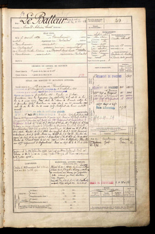 Le Batteur, Arnaud Adrien Louis