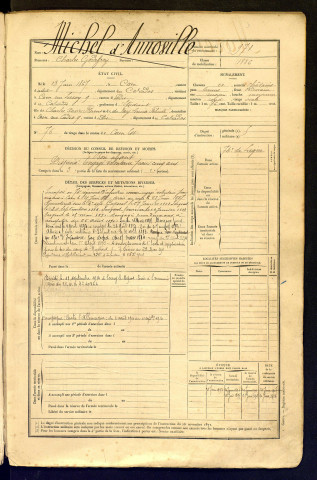 Michel d'Annoville, Charles Godefroy