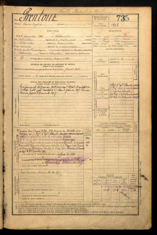 Prentout, Pierre Eugène