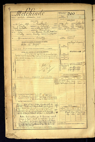 Melchiade, Adolphe Alexandre