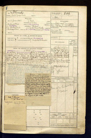 Blonde, Claude Georges Louis