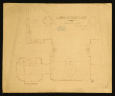 Plan d'une partie de l'Abbaye-aux-Dames à Caen