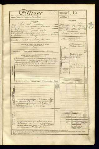 Olivier, Pierre Auguste Narcisse