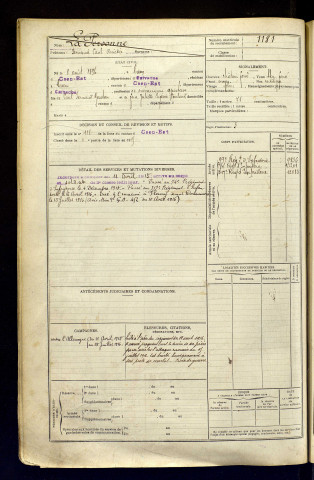 La Personne, Fernand Paul Amédée