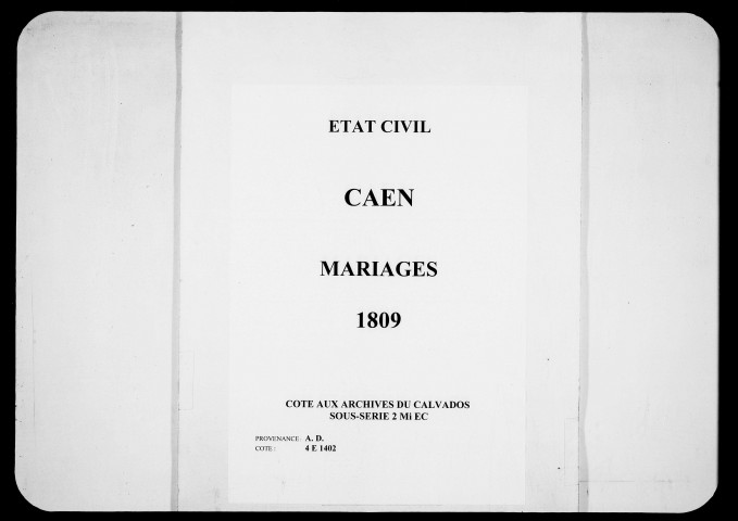 Janvier-octobre 1809