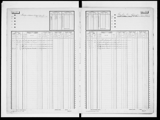matrice cadastrale des propriétés non bâties, 1913-1970, 4e vol. (folios 1385-1784)