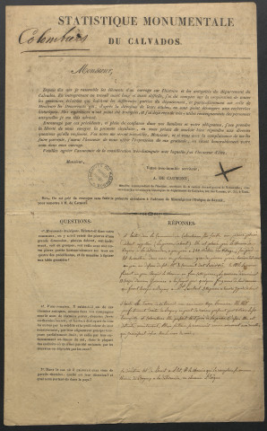 Ce questionnaire est complété pour la ville de Colombiers