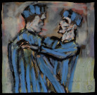 Echange fraternel entre deux déportés (dessin n°57)