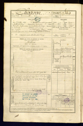 Chaperon, Victor Emmanuel