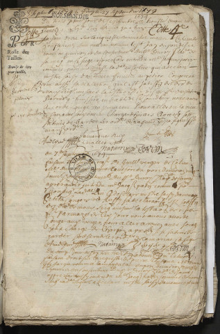 3 septembre 1674-27 septembre 1679