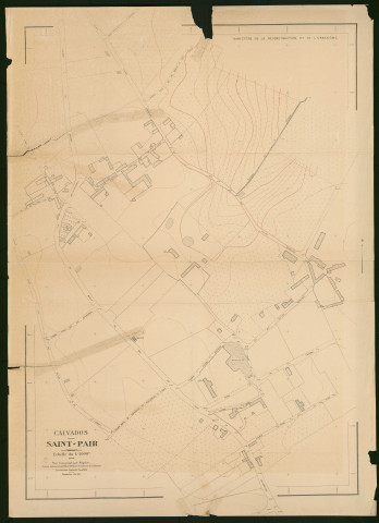 Plans topographiques de Saint-Pair