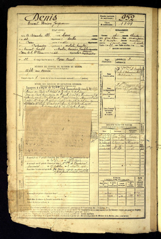 Denis, Ernest Honoré Jacques