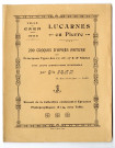 Ville de Caen : "lucarnes en pierre" (1923, dessins photographiés) ; Calvados : « Nos vieilles belles portes » (dessins photographiés, s.d. 1929?, 2 exemplaires).