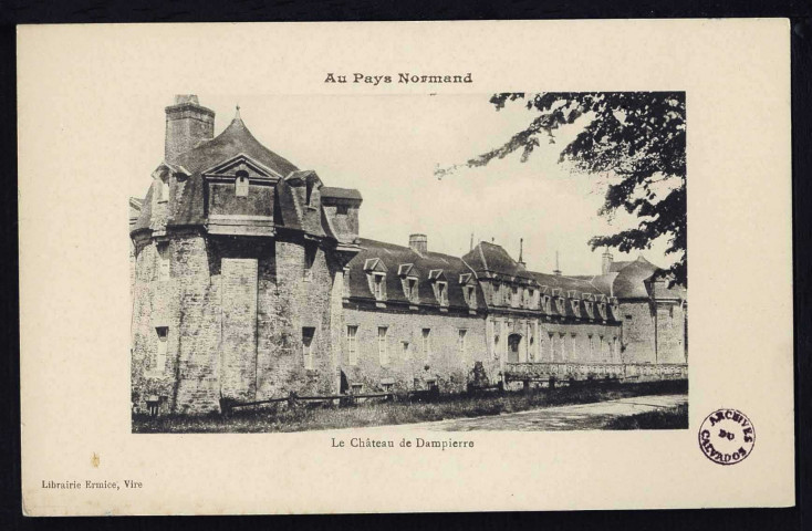 Dampierre : Château (n°1 - 3) ; Vieilles sépultures (n°4) ; Colonie (n°5) ; Etang du bourg (n°6) ; Eglise et chapelle funéraire (n°7)