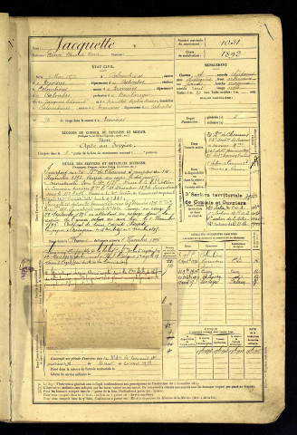 Jacquette, Désiré Edouard René