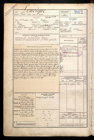 Lemoigne, Maurice Eugène Emile