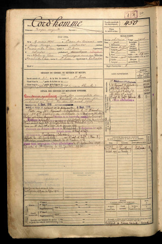 Cord'homme, Prosper Auguste