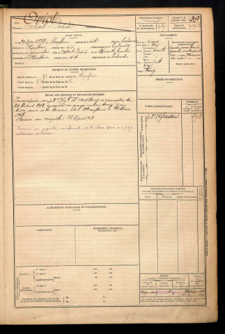 Oriot, Albert Désiré