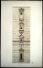 Manoir d'Escoville à Caen (fenêtres d'escalier, planche 5), par Séchan