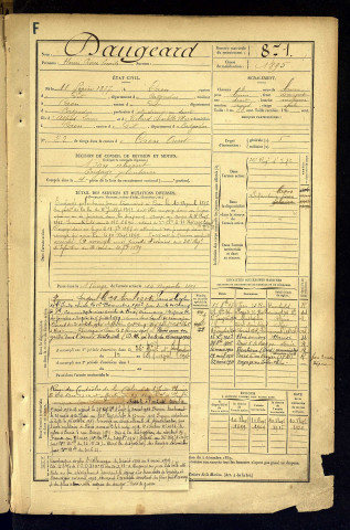 Daugeard, Henri Pierre Emile