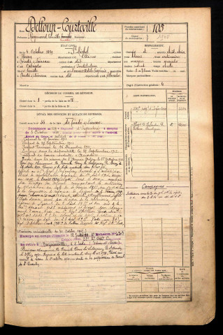 Delloup Courteville, Raymond Camille Eusèbe