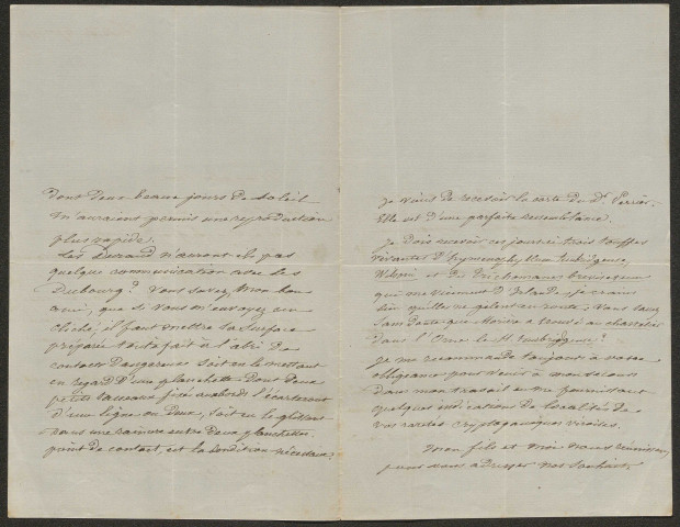 Lettres de Brébisson à Lenormand de 1861 à 1865 (lettres n°289 à 315)