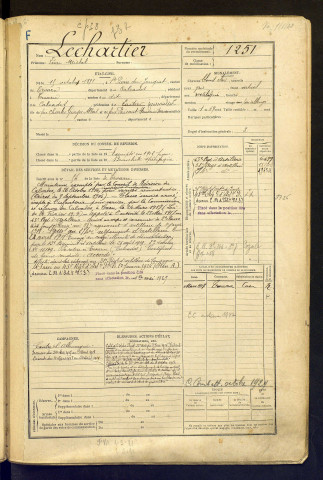 Lechartier, Léon Michel