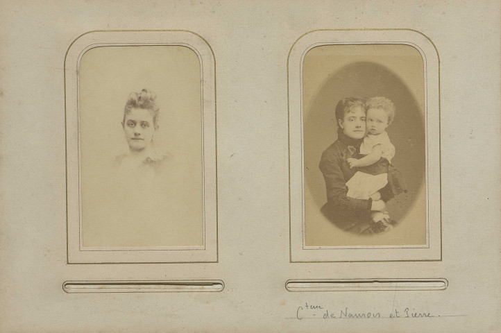 Comtesse de Naurois et Pierre (1 photographie)