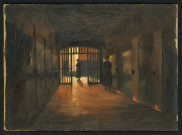 Paris, prison Saint-Lazare, allée des Veuves, par Louis Billiard