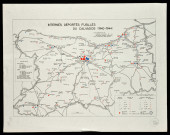 Carte des internés, déportés, fusillés du Calvados (1940-1944) dressée pour le Comité d'histoire de la Deuxième Guerre Mondiale