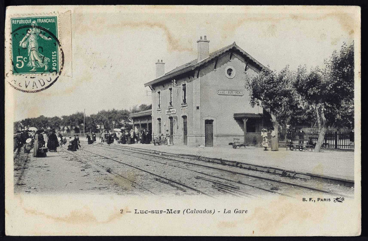 La gare, chemin de fer (189 à 192)