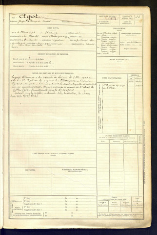 Agot, Georges François André