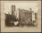Photographie du château de Creully, par Théodule Devéria.