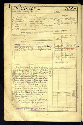 Quiniot, Georges Ferdinand Henri