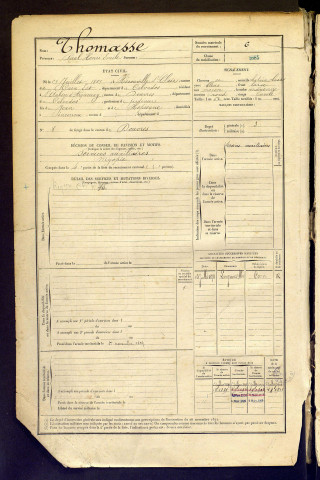 Thomasse, Paul Henri Emile