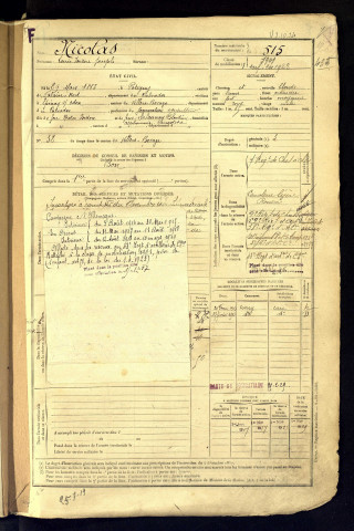 Nicolas, Louis Isidore Joseph