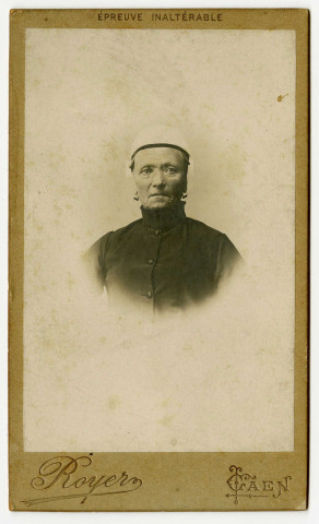 Portrait et photographie imprimé du magasin Gillette à Caen