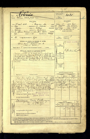 Hélouin, Alphonse Achille Joseph