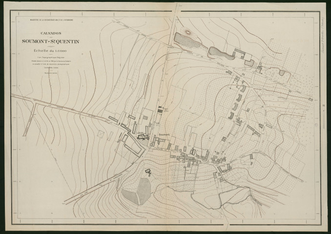Plans topographiques de Soumont-Saint-Quentin