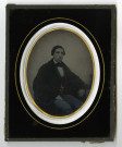 Daguerréotype d'Alexandre le Grand d'Annerville, par Auguste Autin (photographe, 33 rue Saint-Jean à Caen)