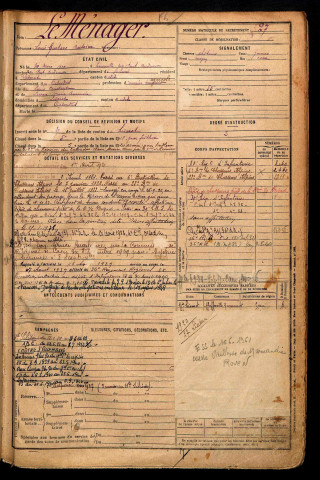 Le Ménager, Louis Gustave Antoine