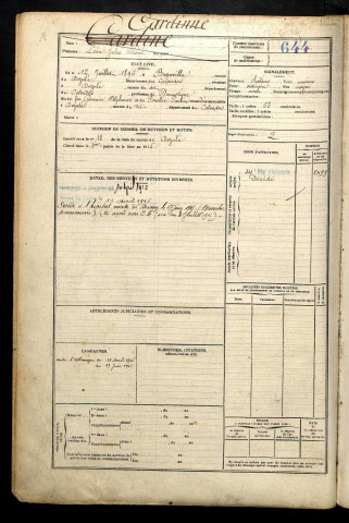 Cardinne, Léon Jules Désiré