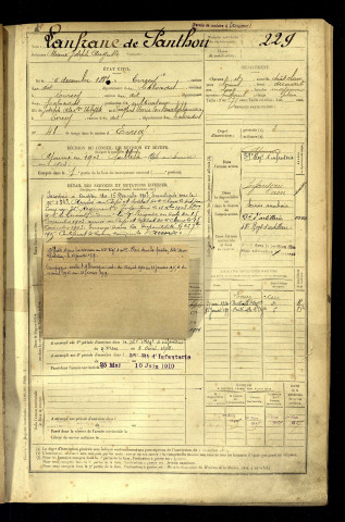 Lanfranc de Panthou, Marie Joseph Auguste