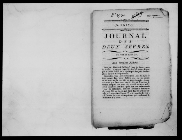 Journal des Deux-Sèvres