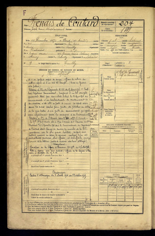 Frenais de Coutard, Joseph Marie Albert Emmanuel