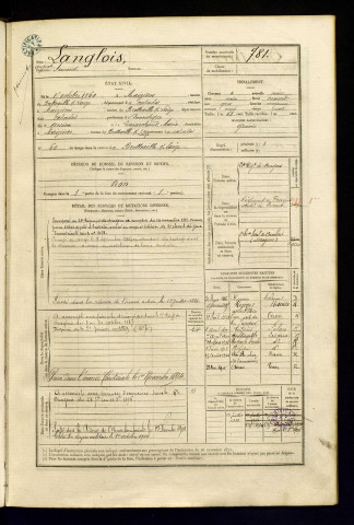 Langlois, Auguste Armand