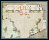 Préfecture, plan du rez-de-chaussée, projet par J.B. Harou-Romain architecte départemental